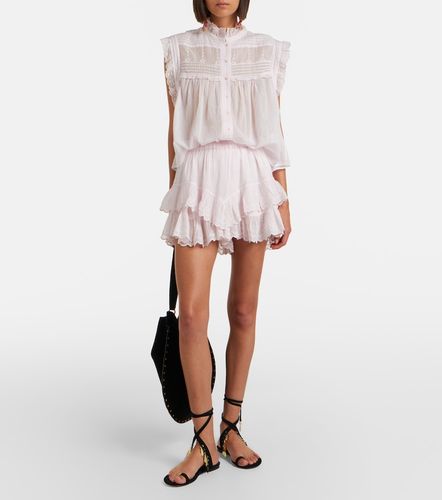 Blouse Dersia en coton à broderie - Marant Etoile - Modalova