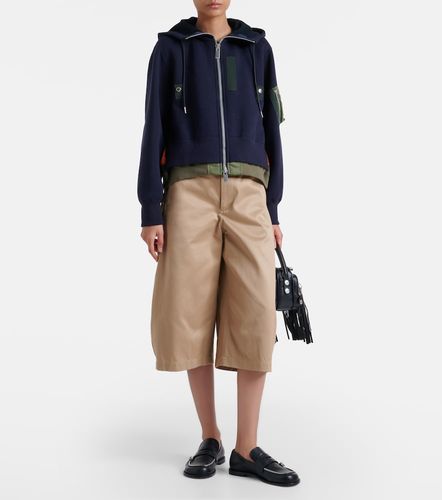 Sweat-shirt à capuche en coton mélangé - Sacai - Modalova