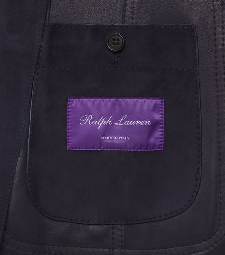 Blazer en daim - Ralph Lauren Purple Label - Modalova