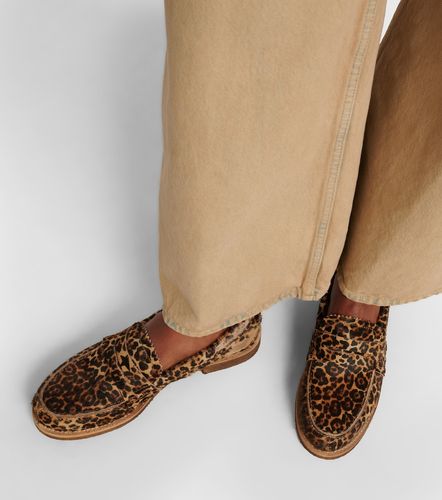 Mocassins Jerry en cuir façon poulain - Golden Goose - Modalova
