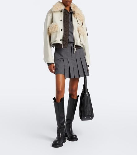 Sacai Veste blouson en laine - Sacai - Modalova