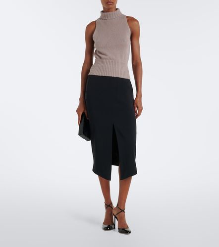 Top à col montant en cachemire et soie - Tom Ford - Modalova