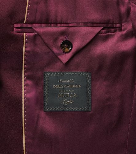 Veste de smoking en velours de coton mélangé - Dolce&Gabbana - Modalova
