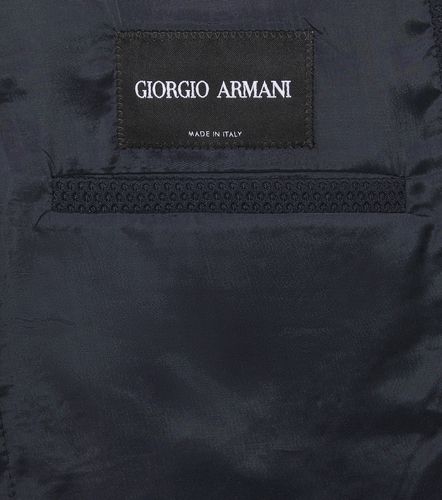 Blazer en maille gaufrée - Giorgio Armani - Modalova