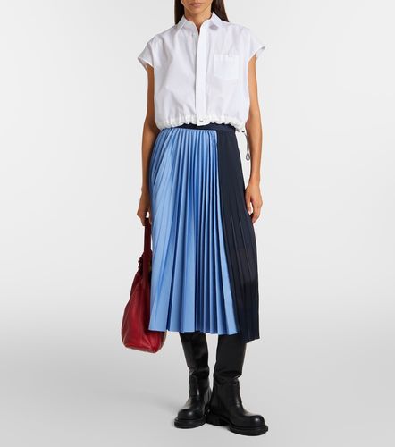 Chemise à ourlet élastiqué - Sacai - Modalova