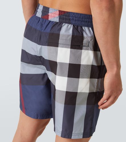 Short de bain imprimé Large check - Burberry - Modalova