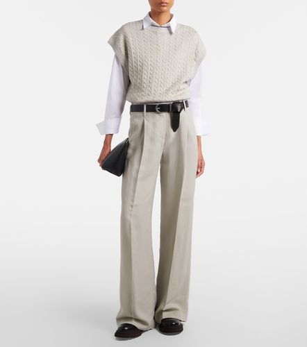 Pull torsadé en coton mélangé - Brunello Cucinelli - Modalova