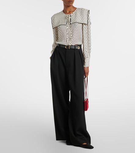 Frame Blouse Fleet en soie à pois - Frame - Modalova