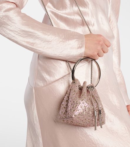 Sac seau Bon Bon Micro en daim - Jimmy Choo - Modalova