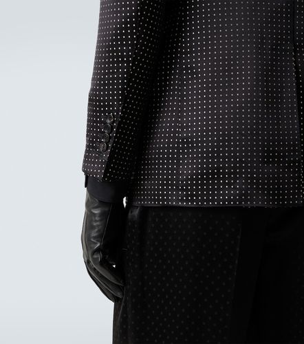 Veste de costume en soie à pois - Tom Ford - Modalova