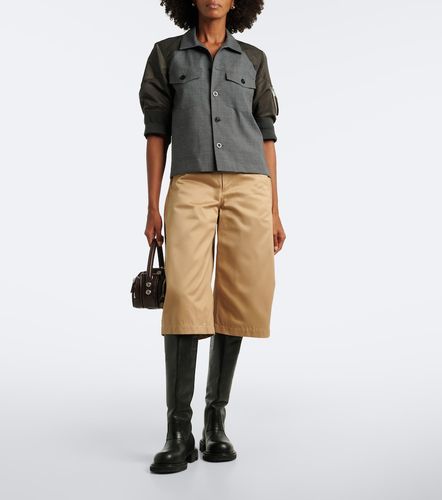 Sacai Veste en sergé de laine - Sacai - Modalova