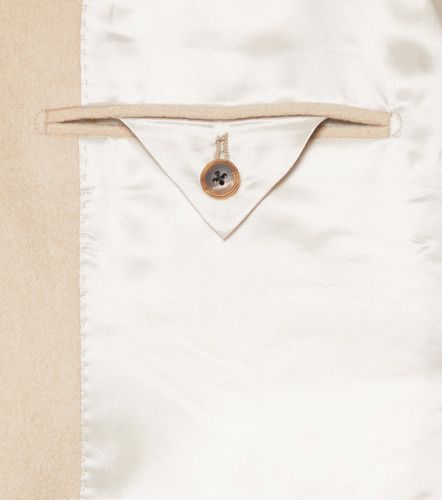 Veste de costume en laine de chameau - Saman Amel - Modalova