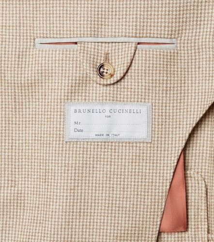 Veste de costume en cachemire et soie - Brunello Cucinelli - Modalova