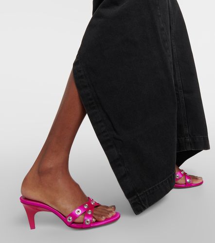 Mules Cosmo en satin à clous - The Attico - Modalova