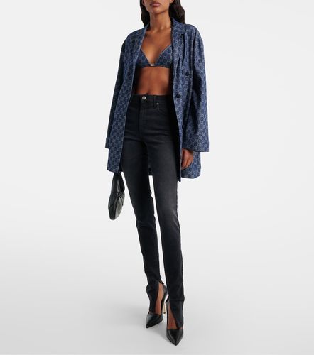 Gucci Brassière en denim GG - Gucci - Modalova