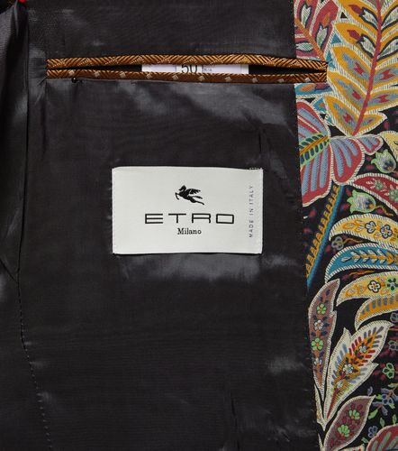 Blazer Roma imprimé en laine mélangée - Etro - Modalova