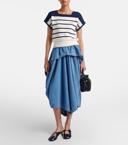 Loewe Pull rayé en coton et laine - Loewe - Modalova