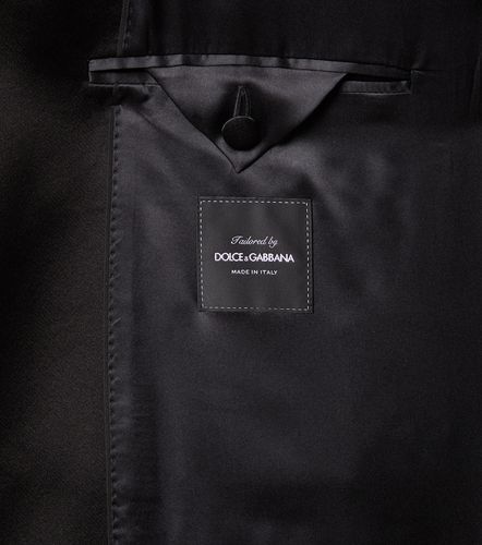 Veste de smoking en laine et soie mélangés - Dolce&Gabbana - Modalova