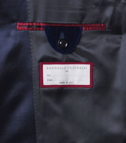 Veste de smoking en coton à rayures - Brunello Cucinelli - Modalova