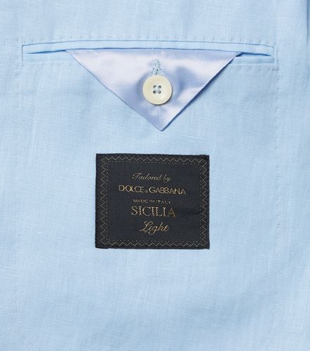 Dolce&Gabbana Blazer Sicilia en lin - Dolce&Gabbana - Modalova