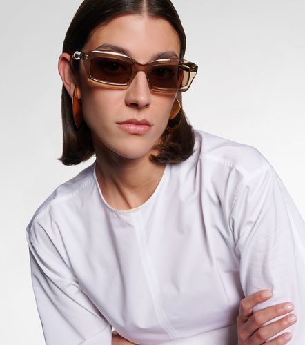 Alaïa Lunettes de soleil rectangulaires Logo - Alaia - Modalova