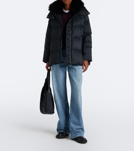 Veste doudoune à capuche - Yves Salomon - Modalova