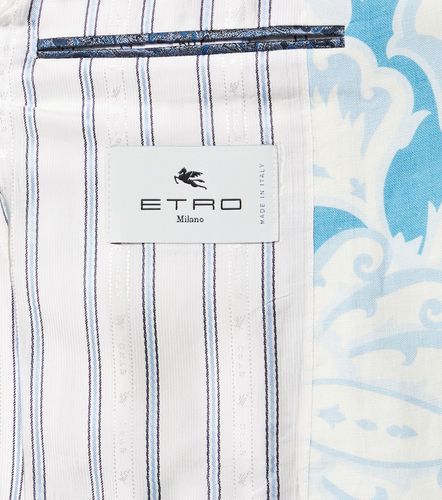 Etro Blazer droit imprimé en coton - Etro - Modalova