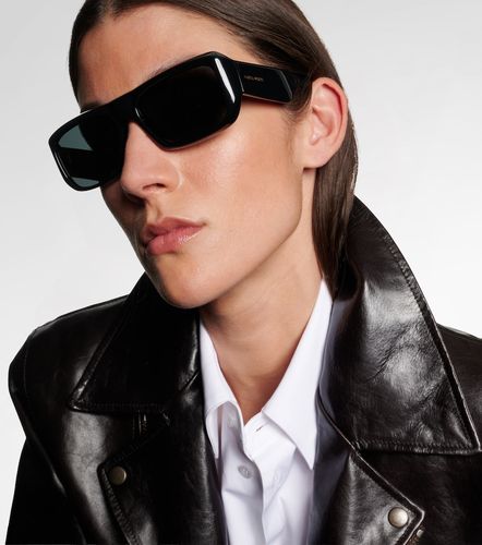 Lunettes de soleil rectangulaires SL Logo - Saint Laurent - Modalova