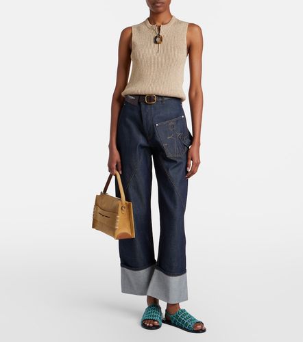 Débardeur côtelé en coton mélangé - JW Anderson - Modalova