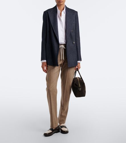 Chemise en popeline de coton et soie - Eleventy - Modalova