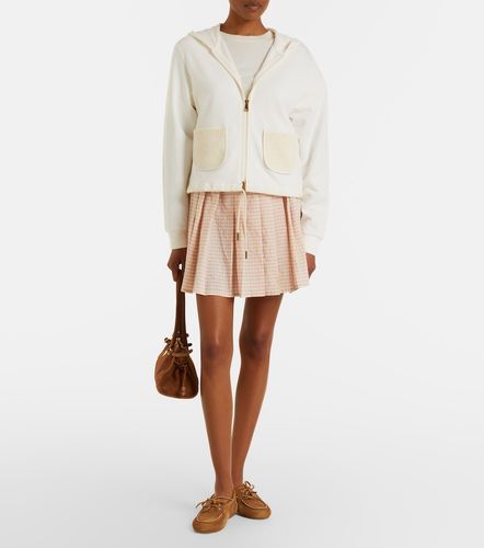 Sweat-shirt à capuche en coton mélangé - Moncler - Modalova