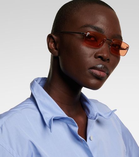 Lunettes de soleil First Crystal rectangulaires - Fendi - Modalova