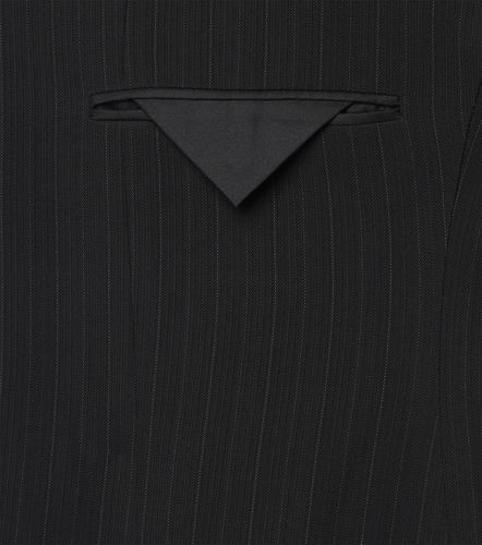 Blazer en laine mélangée à rayures - Saint Laurent - Modalova