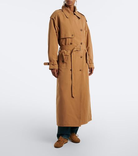 Trench Violette en coton et lin - Isabel Marant - Modalova