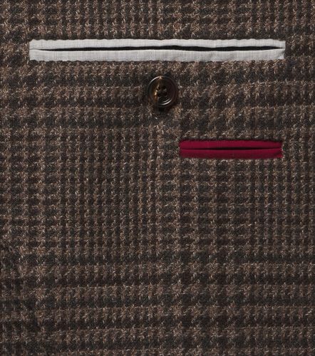 Blazer Prince de Galles en cachemire - Brunello Cucinelli - Modalova