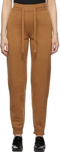 Pantalon de survêtement Ylia brun clair en laine et cachemire - Nanushka - Modalova