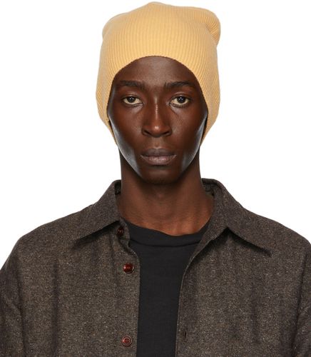 Bonnet jaune en tricot de laine - Acne Studios - Modalova