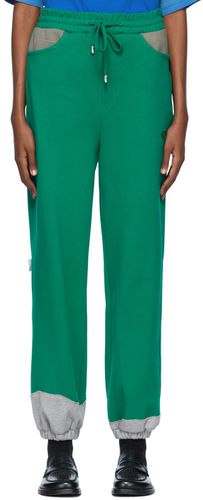 Pantalon de survêtement vert en coton - ADER error - Modalova