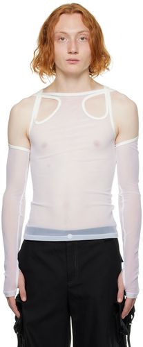 T-shirt à manches longues blanc à découpes - Dion Lee - Modalova