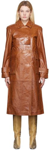 Manteau Pirello brun en cuir - REMAIN Birger Christensen - Modalova