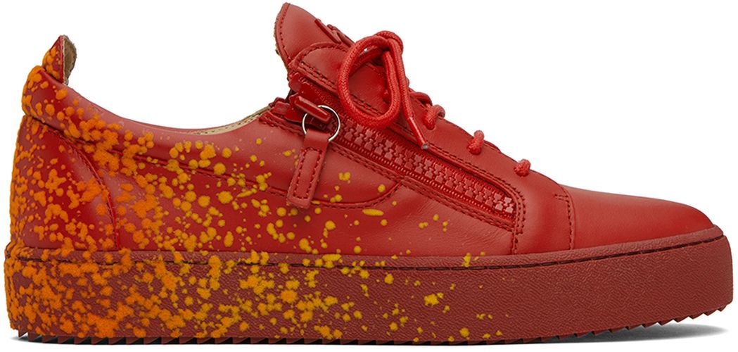 Baskets Frankie rouges - Giuseppe Zanotti - Modalova