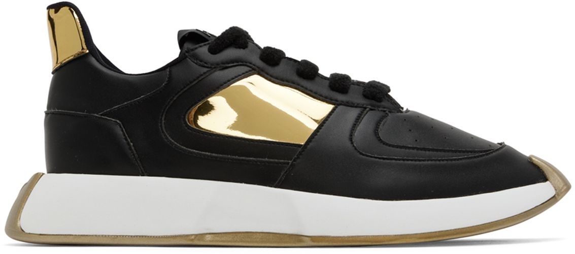 Baskets Ferox noir et doré - Giuseppe Zanotti - Modalova