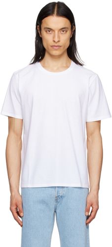 T-shirt blanc à col ras du cou - Husbands - Modalova