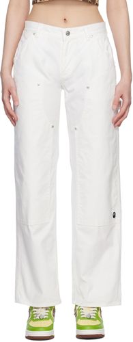 BAPE Pantalon blanc à logos - BAPE - Modalova