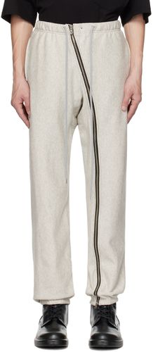 Pantalon de survêtement gris à arrière inversé - TAKAHIROMIYASHITA TheSoloist. - Modalova