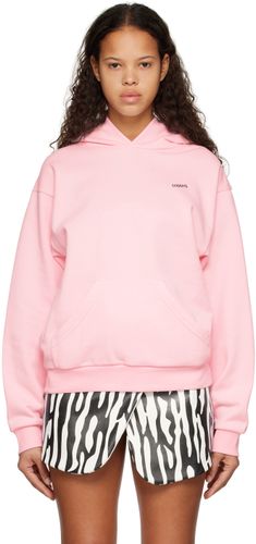 Pull à capuche rose à appliqués graphiques - Coperni - Modalova