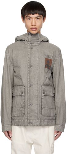Blouson réversible gris à verres - C.P. Company - Modalova