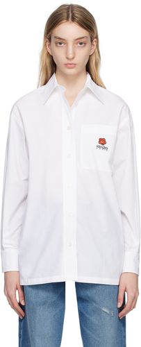 Chemise blanche à image à logo - Paris - Kenzo - Modalova