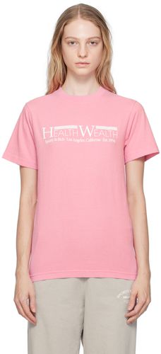 T-shirt 'Health Wealth' rose - Sporty & Rich - Modalova