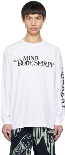 T-shirt à manches longues 'Mind Body Spirit' blanc - Awake NY - Modalova